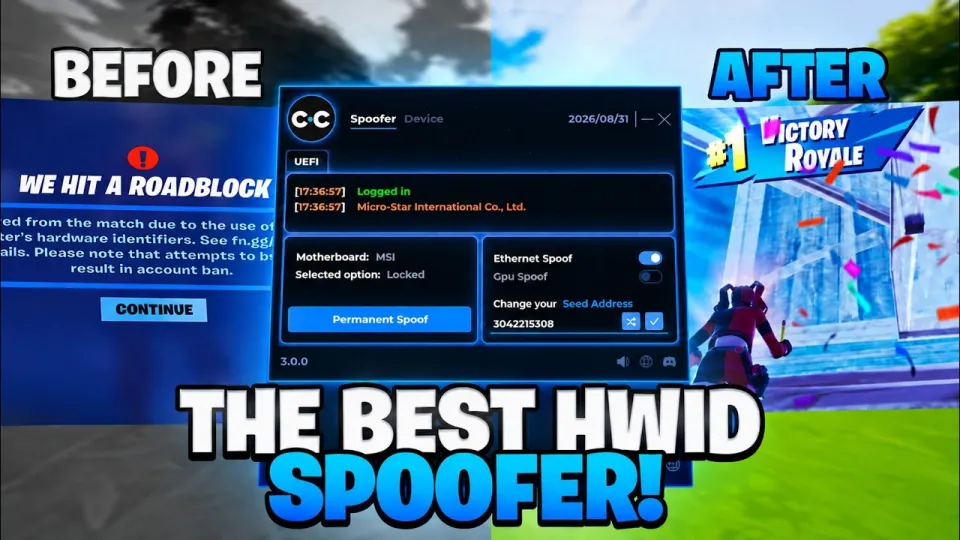 HWID Spoofer Permanent Ban Fix for Gamers